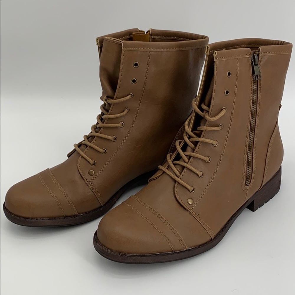 Xappeal women’s boots Kambo 9.5 zip lace up biker